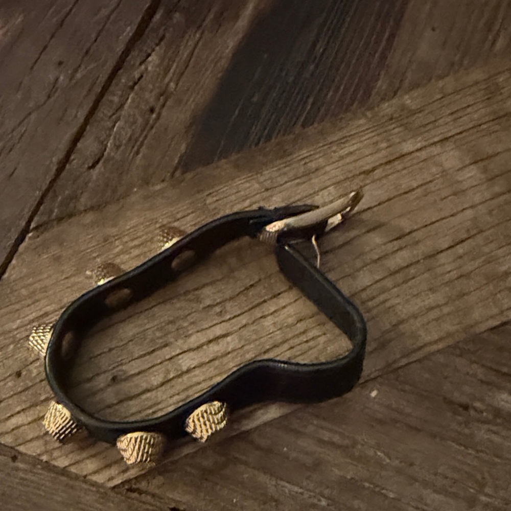 Balenciaga Black and Gold Bracelet - Picture 2 of 3